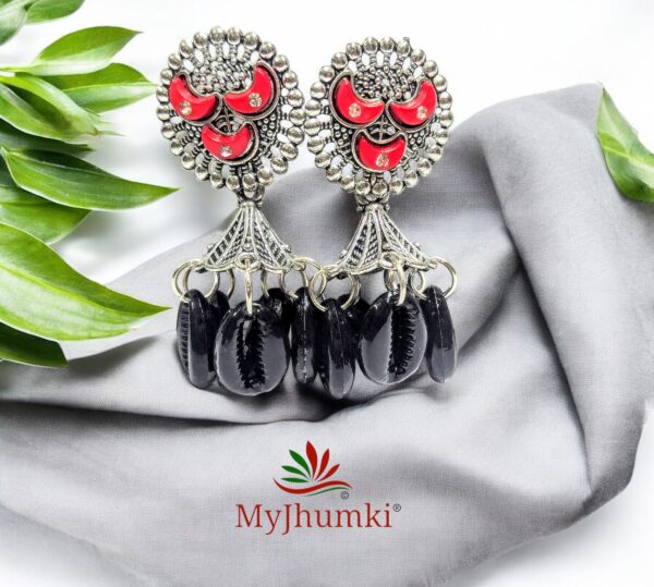 Oxidised Jhumka Earring For Women